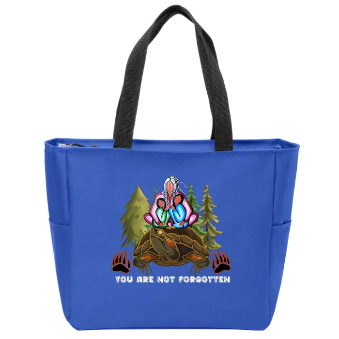 You Are Not Forgotten I Native American Women Mmiw Awareness Zip Tote Bag