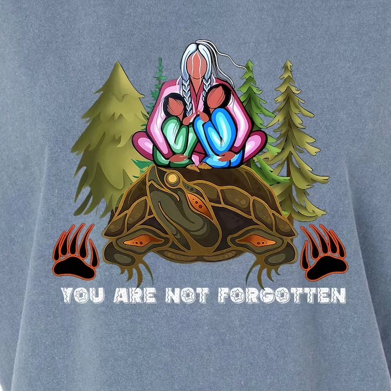 You Are Not Forgotten I Native American Women Mmiw Awareness Garment-Dyed Women's Muscle Tee