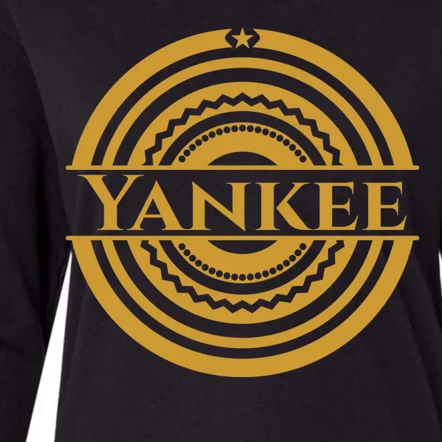 Yankee Gold Badge Womens Cotton Relaxed Long Sleeve T-Shirt