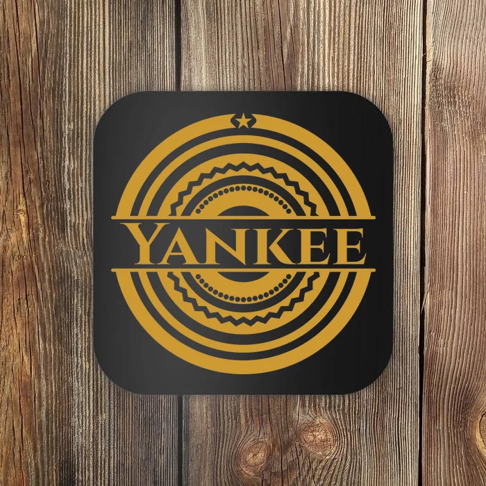 Yankee Gold Badge Coaster