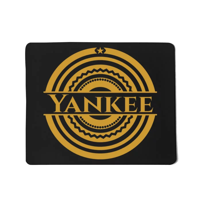 Yankee Gold Badge Mousepad