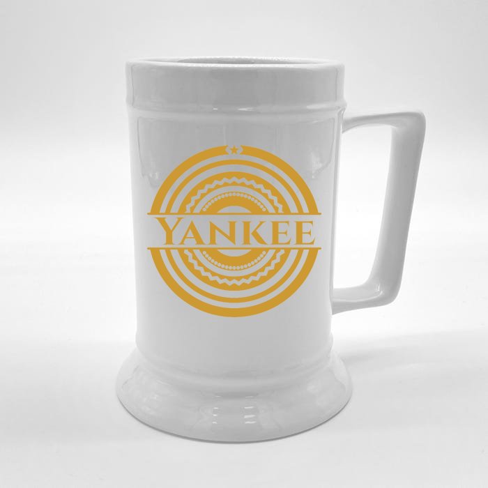 Yankee Gold Badge Front & Back Beer Stein