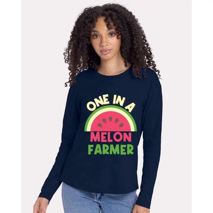 You Are One In A Melon Farmer Watermelon Lover Farmer Gift Womens Cotton Relaxed Long Sleeve T-Shirt