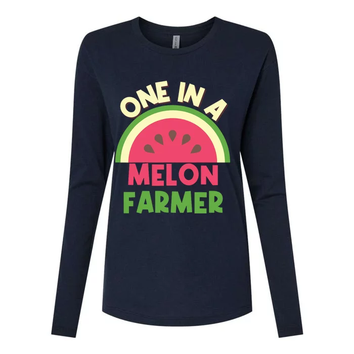 You Are One In A Melon Farmer Watermelon Lover Farmer Gift Womens Cotton Relaxed Long Sleeve T-Shirt