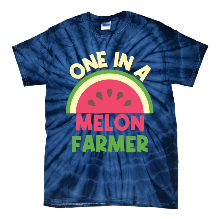 You Are One In A Melon Farmer Watermelon Lover Farmer Gift Tie-Dye T-Shirt