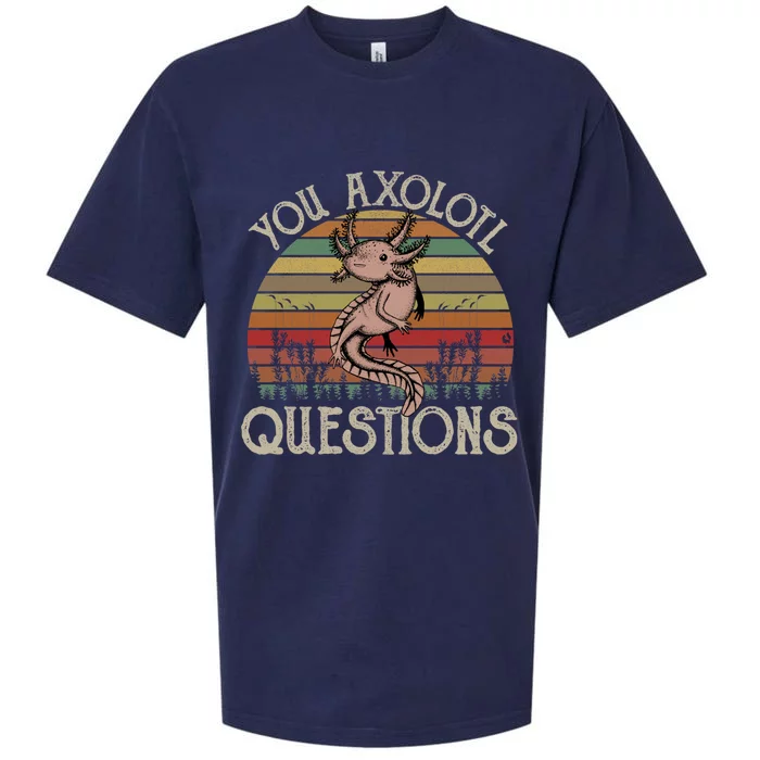 You Axolotl Questions Vintage Sueded Cloud Jersey T-Shirt