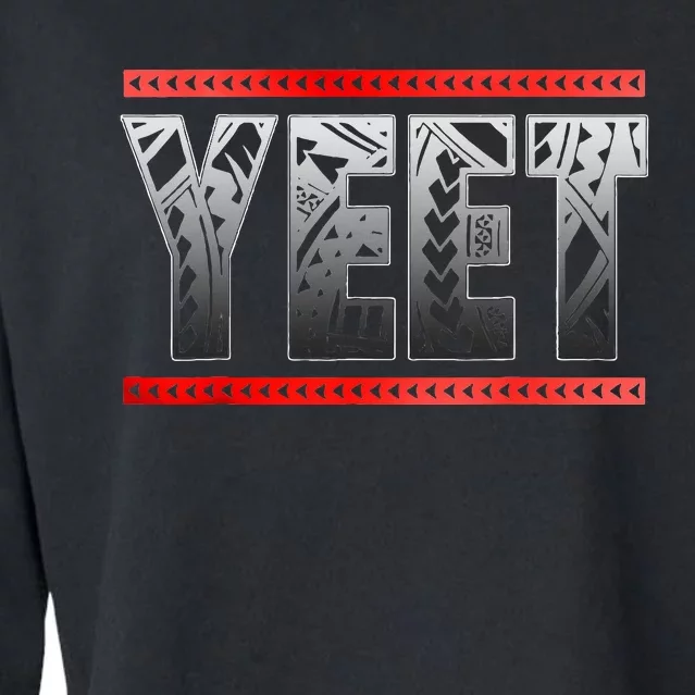 Yeet Apparel Saying Cropped Pullover Crew