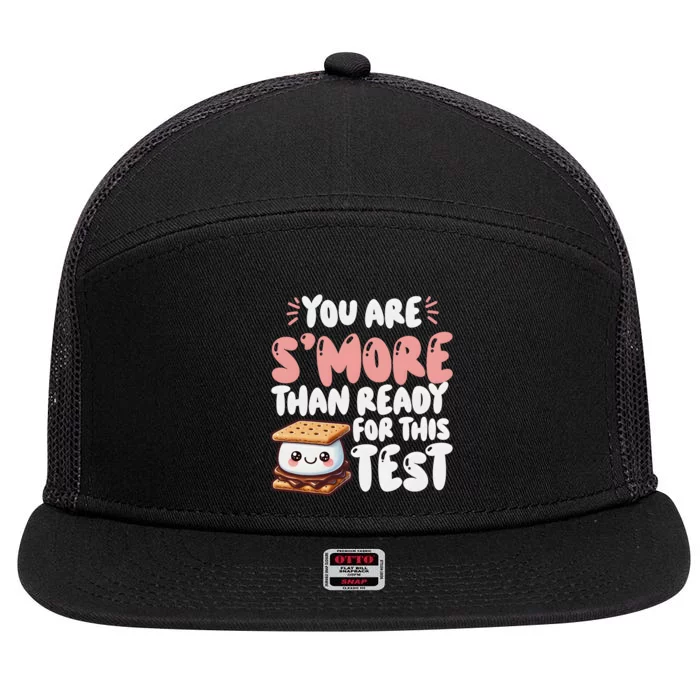 You Are SMore Than Ready For This Test Staar Testing 7 Panel Mesh Trucker Snapback Hat