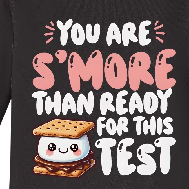 You Are SMore Than Ready For This Test Staar Testing Baby Long Sleeve Bodysuit