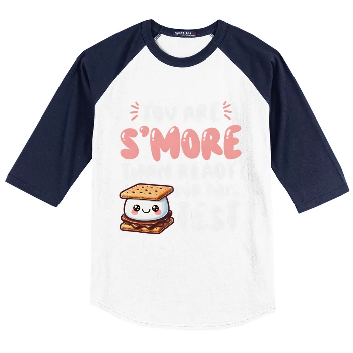 You Are SMore Than Ready For This Test Staar Testing Baseball Sleeve Shirt