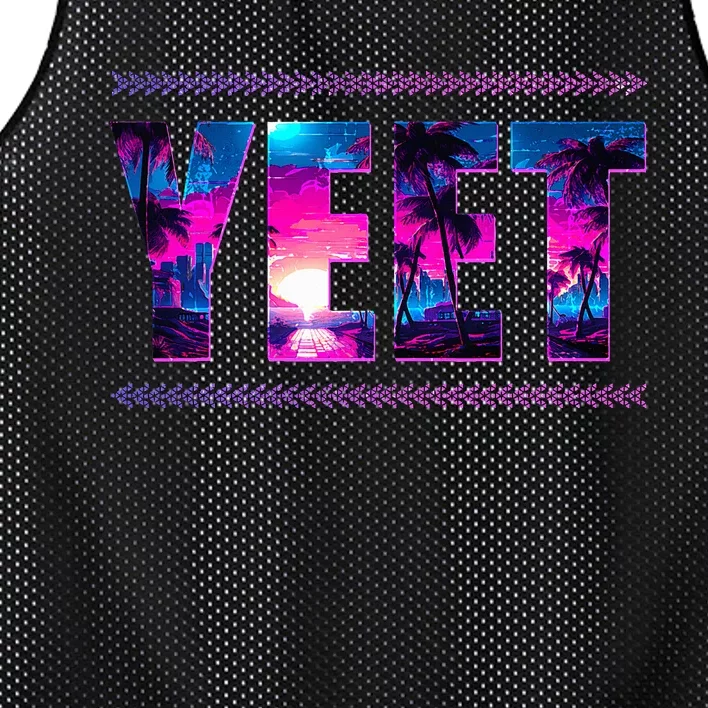 Yeet Apparel Saying For All Mesh Reversible Basketball Jersey Tank