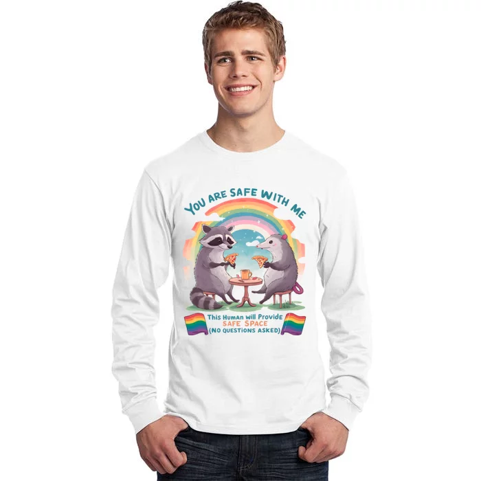 You Are Safe With Me Pride Month Lgbt Tall Long Sleeve T-Shirt