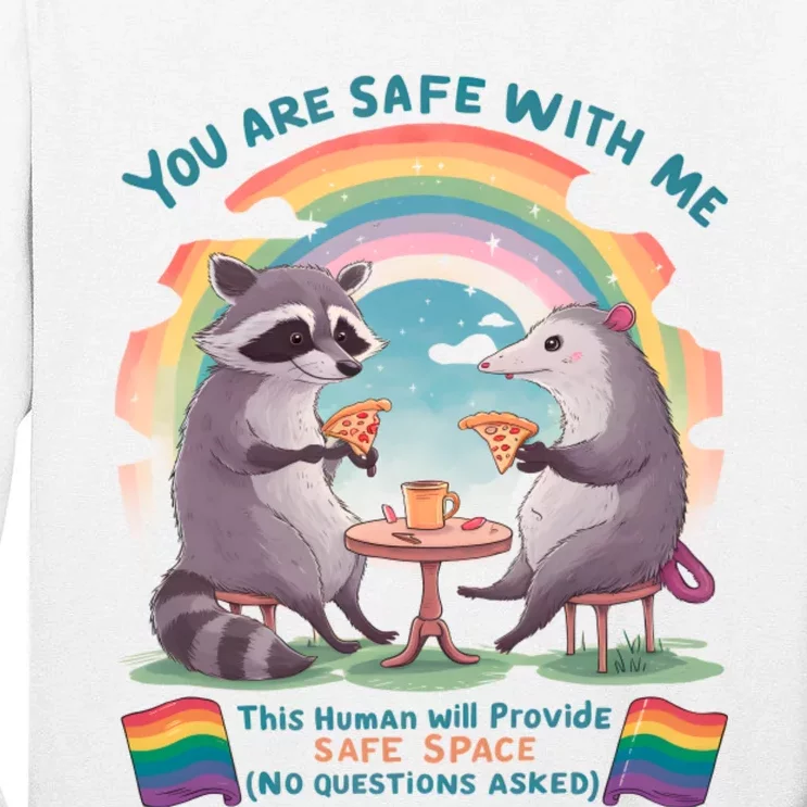 You Are Safe With Me Pride Month Lgbt Tall Long Sleeve T-Shirt