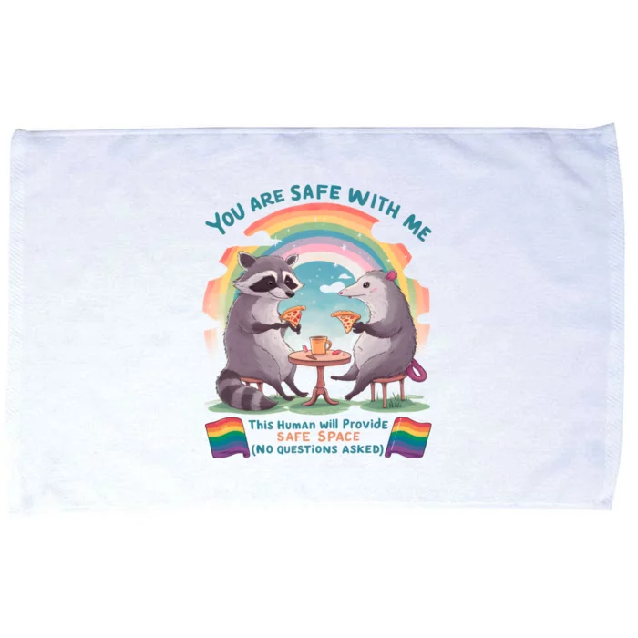 You Are Safe With Me Pride Month Lgbt Microfiber Hand Towel