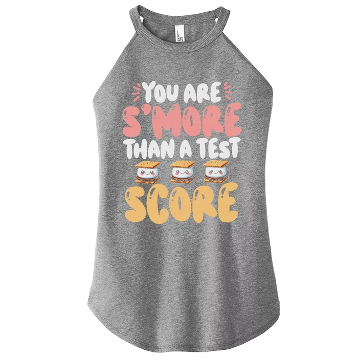 You Are SMore Than A Test Score State Test Day Teacher Women’s Perfect Tri Rocker Tank