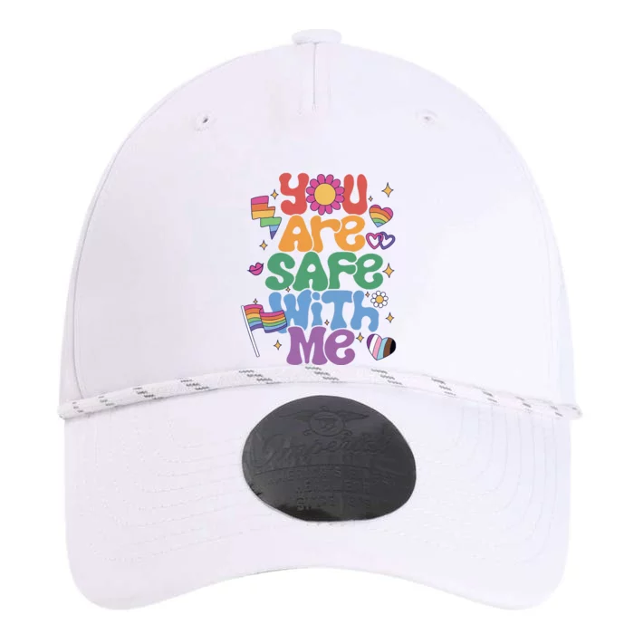 You Are Safe With Me Pride Ally Lgbt Lgbtq Pride Month Performance The Dyno Cap