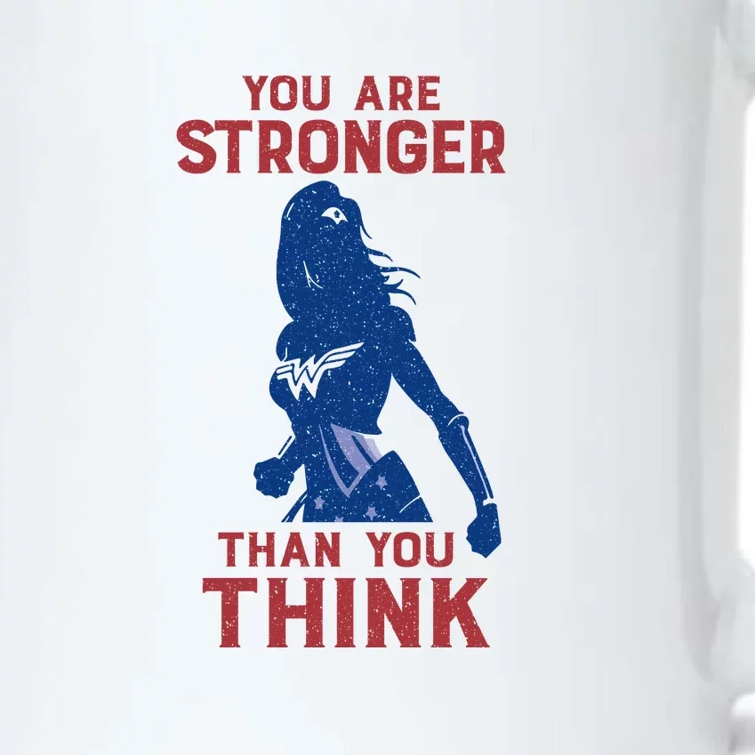 You Are Stronger Than You Think Black Color Changing Mug