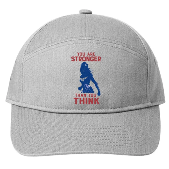 You Are Stronger Than You Think 7-Panel Snapback Hat