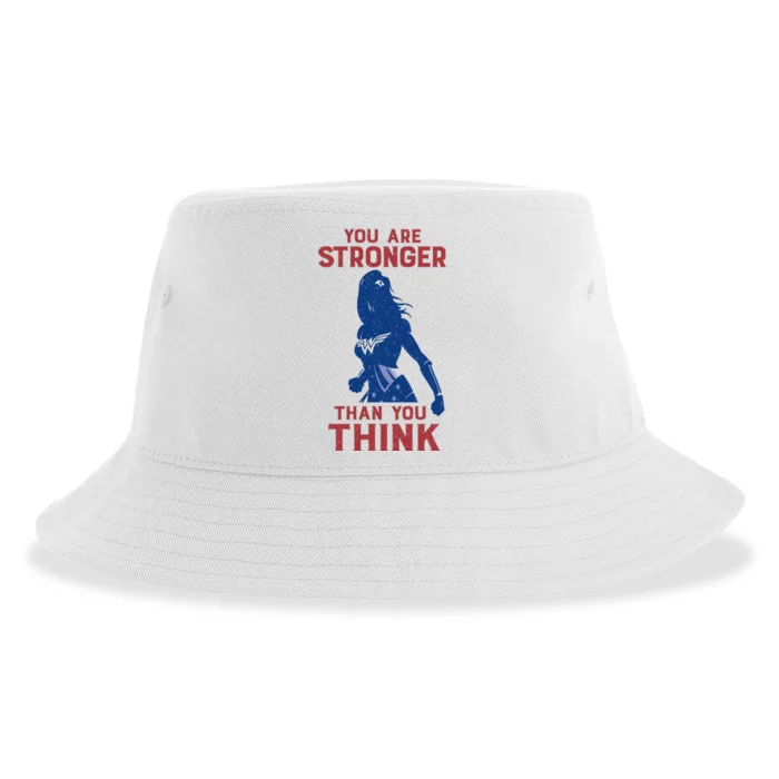 You Are Stronger Than You Think Sustainable Bucket Hat