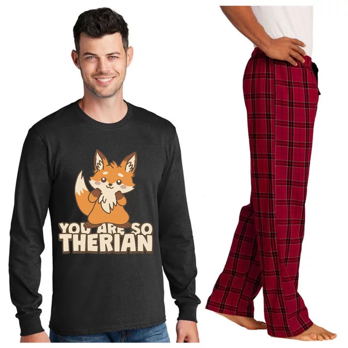 You Are So Therian Long Sleeve Pajama Set