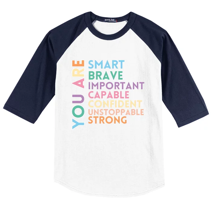 You Are Smart Test Day 2024 Baseball Sleeve Shirt