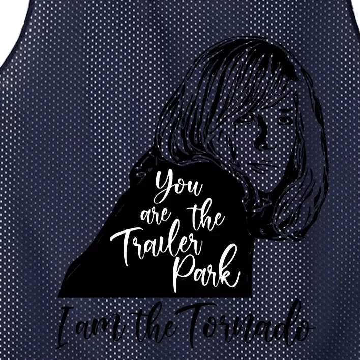 You Are The Trailer Park, I Am The Tornado Mesh Reversible Basketball Jersey Tank