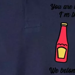 You Are The Ketchup To My Fries , We Belong Together Softstyle Adult Sport Polo