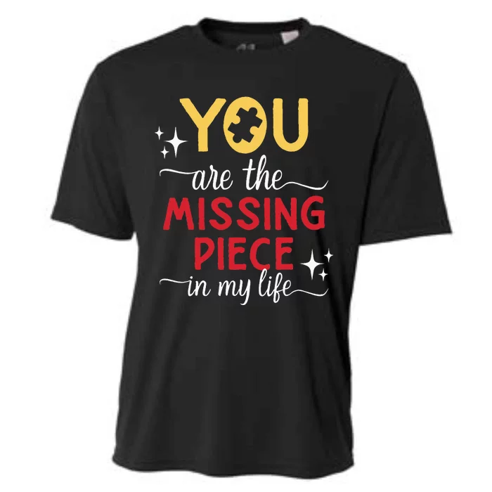 You Are The Missing Piece In My life Mind Exercise Puzzles Cooling Performance Crew T-Shirt