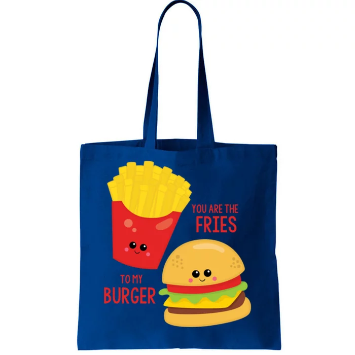 You Are The Fries To My Burger Best Friend Valentine's Day Gift Tote Bag