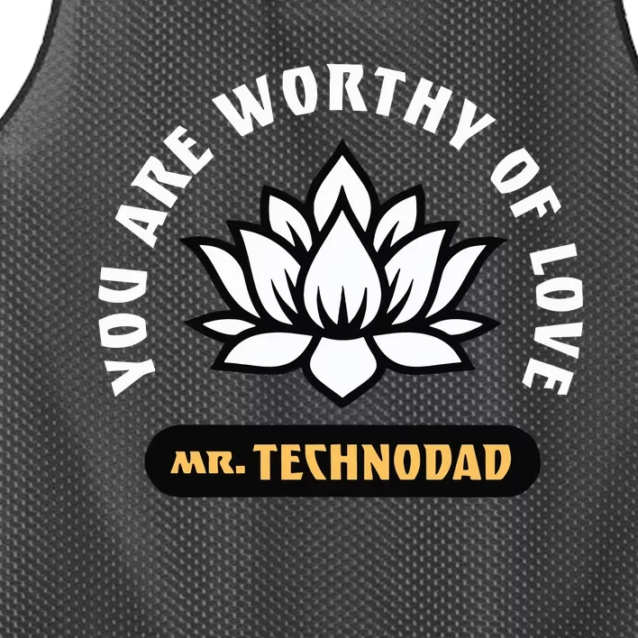 You Are Worthy Of Love Mesh Reversible Basketball Jersey Tank