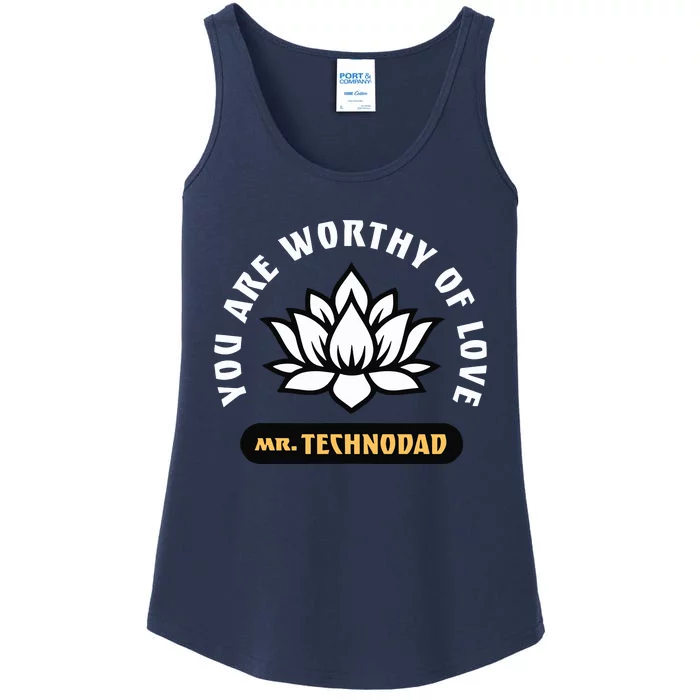 You Are Worthy Of Love Ladies Essential Tank