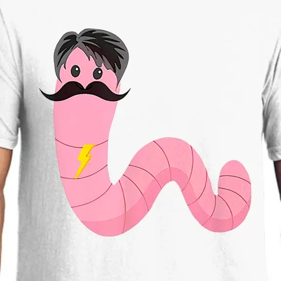 Youre A Worm With A Mustache Pajama Set