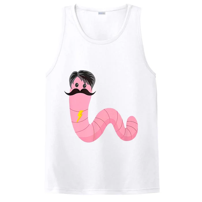 Youre A Worm With A Mustache Performance Tank