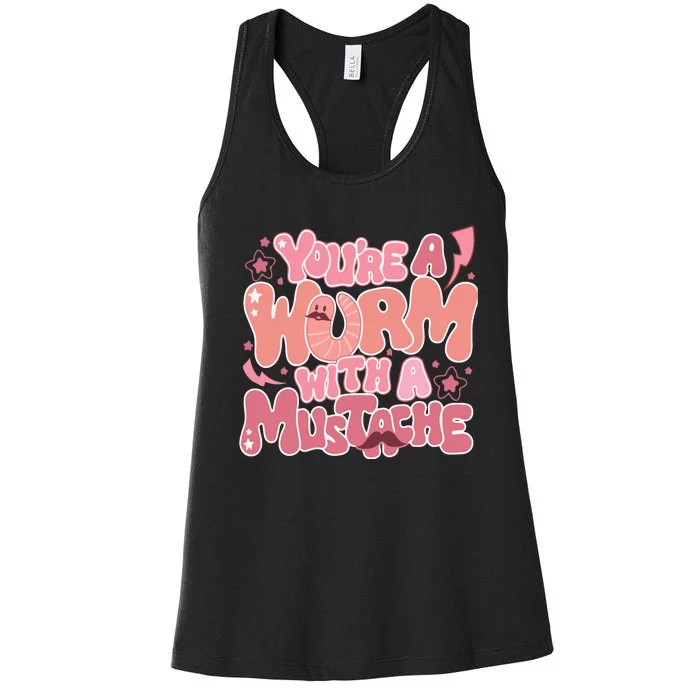 You’re A Worm With A Mustache  Vanderpump Rules Scandovals Is A Liar Women's Racerback Tank