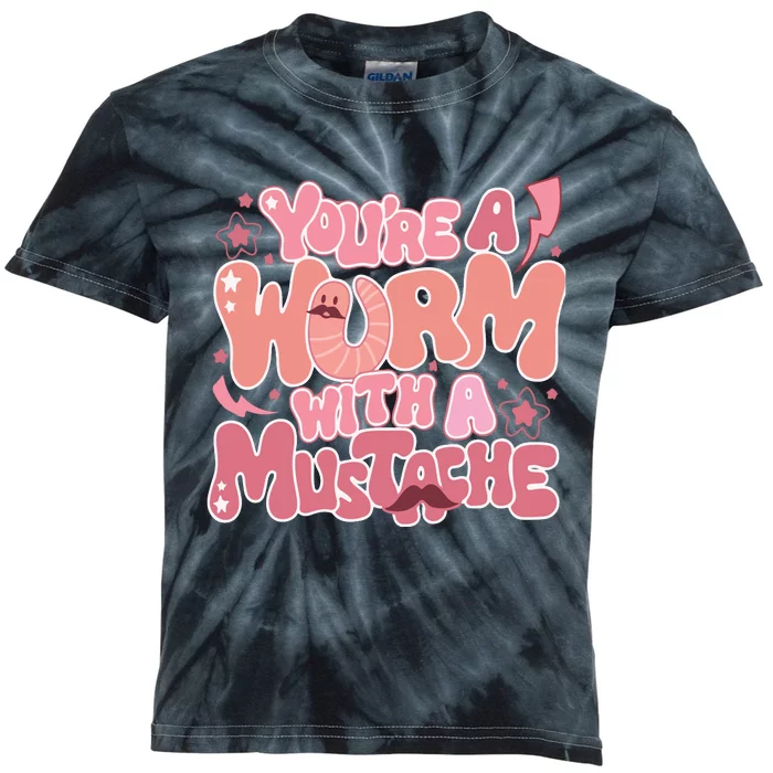 You’re A Worm With A Mustache  Vanderpump Rules Scandovals Is A Liar Kids Tie-Dye T-Shirt