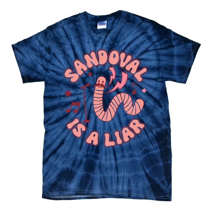 You’re A Worm With A Mustache Vanderpump Rules Scandovals Is A Liar Tie-Dye T-Shirt