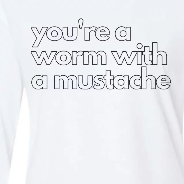 Youre A Worm With A Mustache James Kennedy Team Ariana Vanderpump Rules Lightwe Womens Cotton Relaxed Long Sleeve T-Shirt