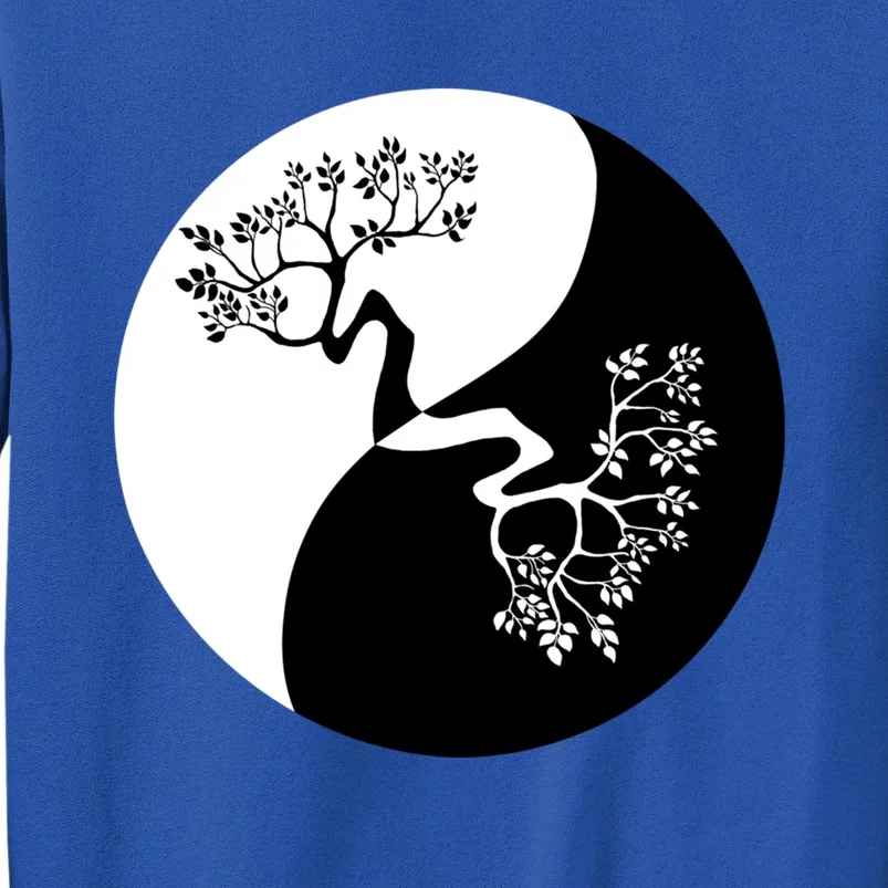 Yin And Yang Bonsai Tree Japan Buddha Zen Meditation Yoga Funny Gift Tall Sweatshirt