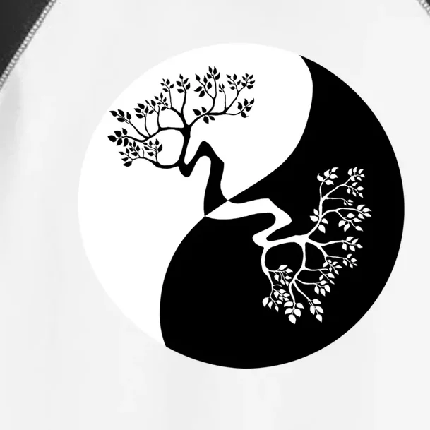 Yin And Yang Bonsai Tree Japan Buddha Zen Meditation Yoga Funny Gift Toddler Fine Jersey T-Shirt