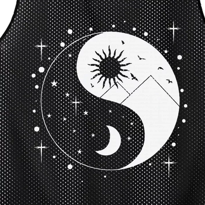 Yin And Yang Mesh Reversible Basketball Jersey Tank