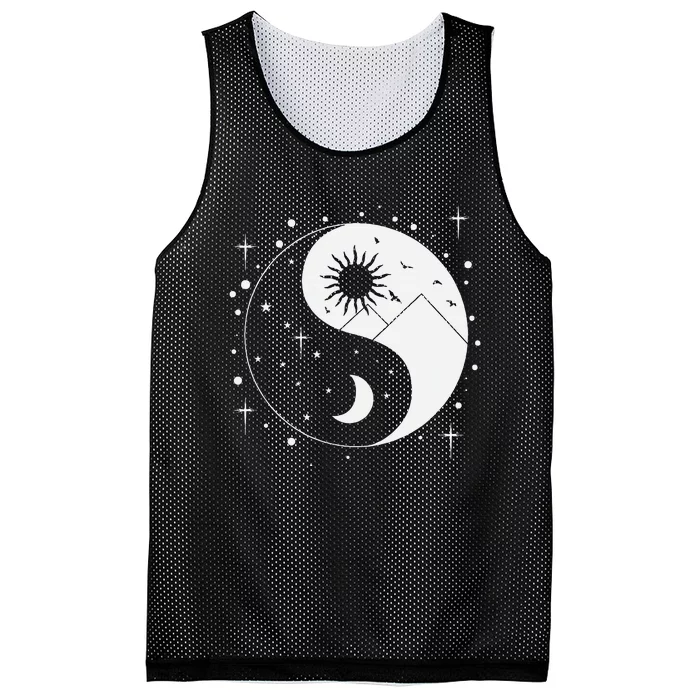 Yin And Yang Mesh Reversible Basketball Jersey Tank