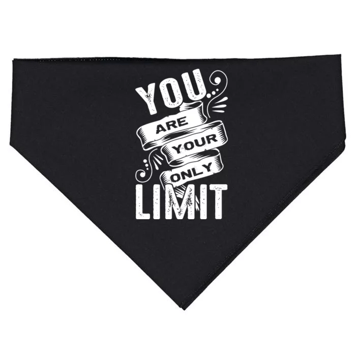 You Are Your Only Limit USA-Made Doggie Bandana