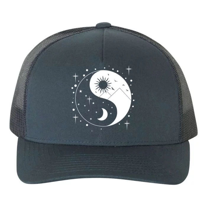 Yin And Yang Cool Gift Yupoong Adult 5-Panel Trucker Hat