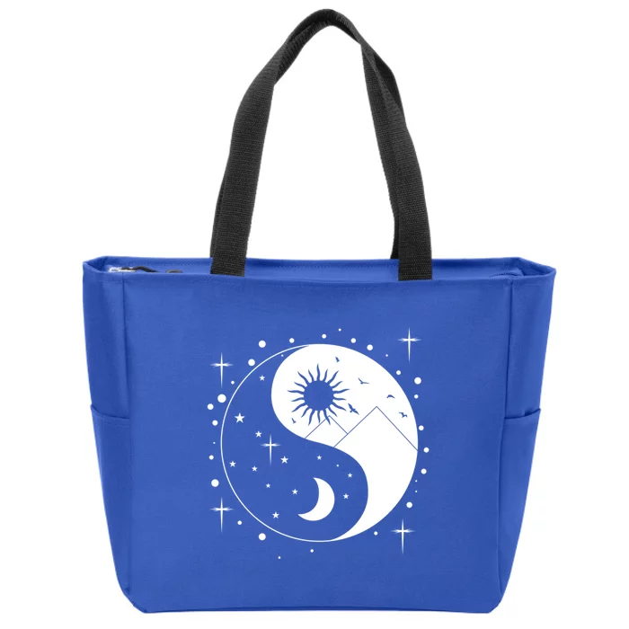 Yin And Yang Funny Gift Zip Tote Bag