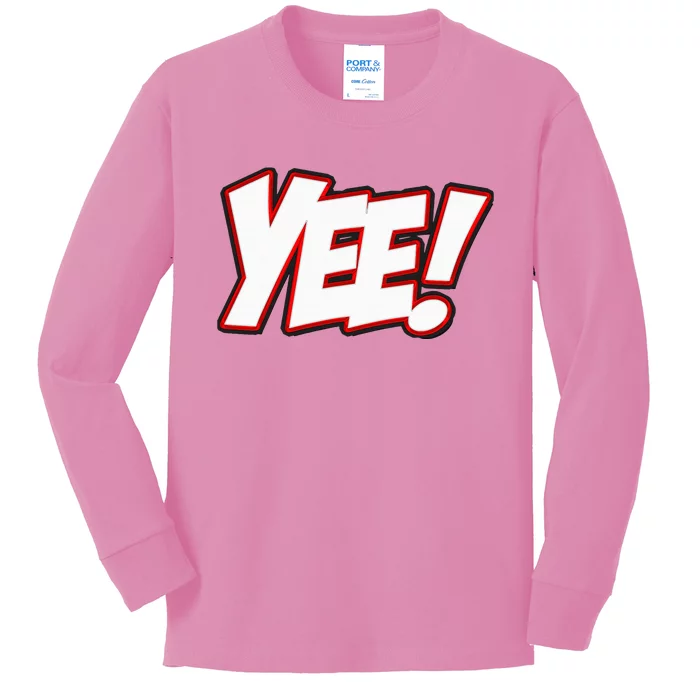 Yee! Bay Area Hyphy Kids Long Sleeve Shirt