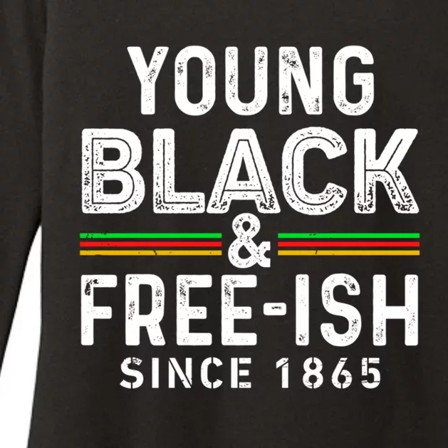 Young Black African Black History Month Freeish Meaningful Gift Womens CVC Long Sleeve Shirt