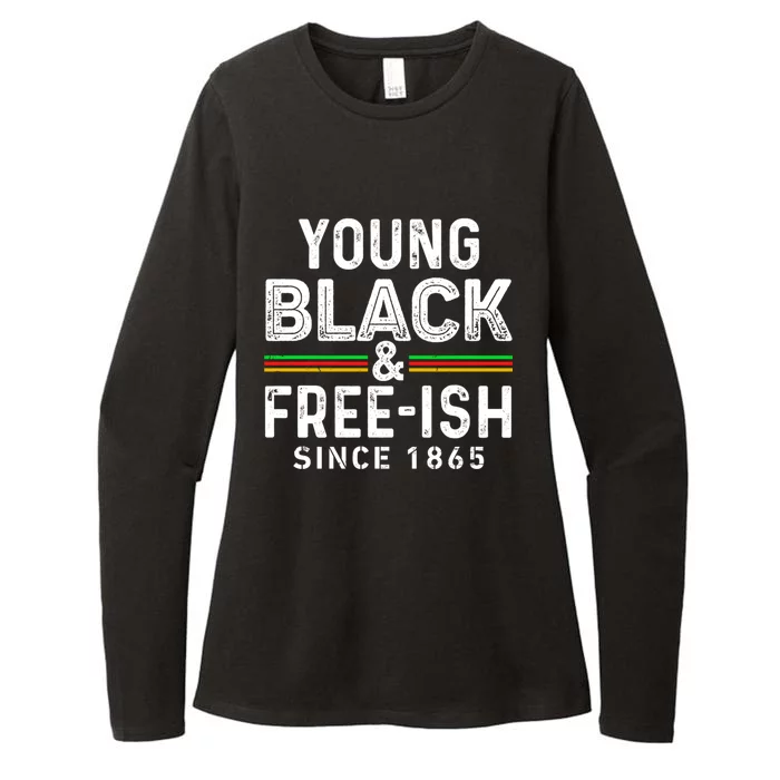 Young Black African Black History Month Freeish Meaningful Gift Womens CVC Long Sleeve Shirt