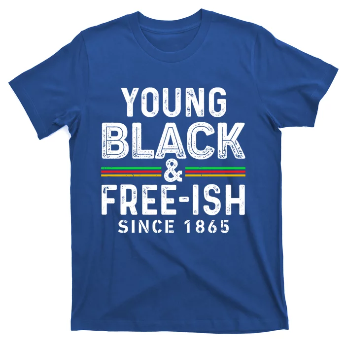 Young Black African Black History Month Freeish Meaningful Gift T-Shirt