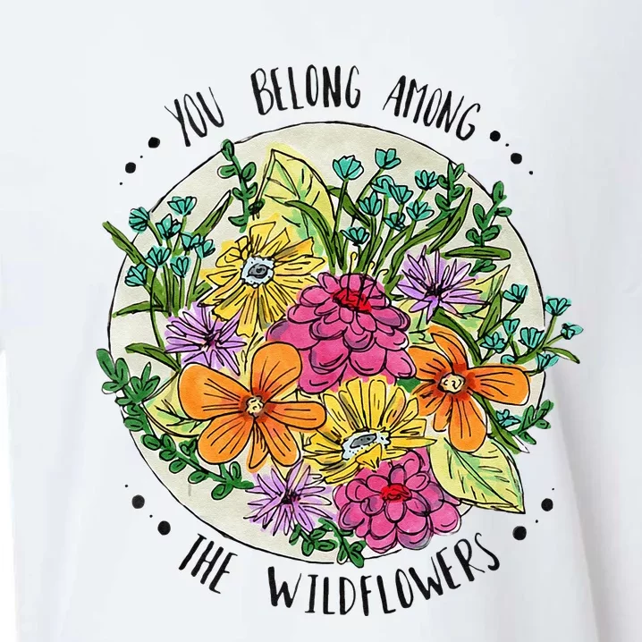 You Belong Among The Wildflowers Sueded Cloud Jersey T-Shirt