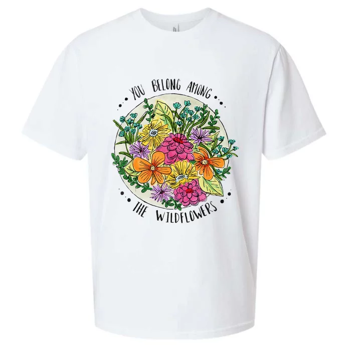 You Belong Among The Wildflowers Sueded Cloud Jersey T-Shirt